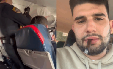 FOTO/ “Hape derën!”- Sherr me stjuardesën gjatë fluturimit, ky është 23-vjeçari shqiptar që alarmoi pasagjerët në avion