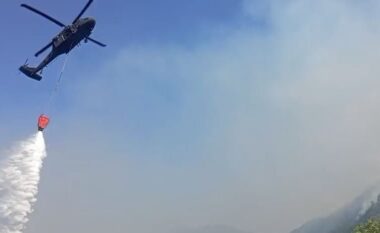 Zjarret në Kurbin përfshijnë pyjet, nis ndërhyrja nga ajri