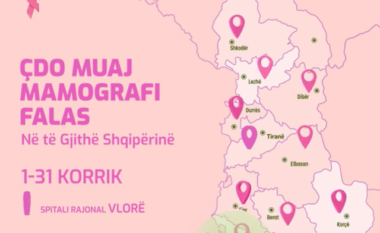 Koçiu: Mamografi falas në spitalin e Vlorës gjatë muajit korrik