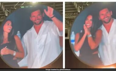Messi shfaqet në ‘Kiss Cam’ në koncertin e Coldplay me gruan, fansat: S’ka asgjë për të fshehur