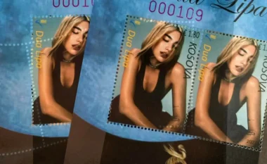 Kur arti bëhet identitet! Dua Lipa në pullat postare të Kosovës