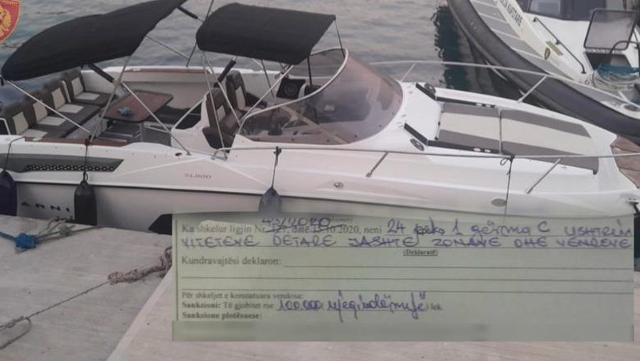 Rrezikoi jetën e pushuesve në Borsh  bllokohet skafi dhe gjobitet pronari me 100 mijë lekë