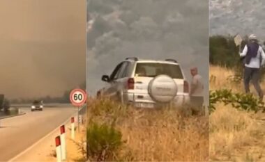 Pamje apokaliptike nga Delvina, zjarret djegin dhjetra shtëpi, banorët me lot në sy vraponjë të shpëtojnë nga flakët! Nis evakuimi i tre fshatrave