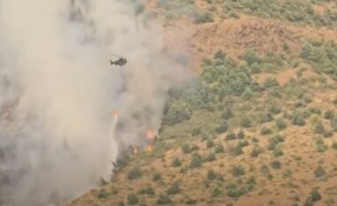 Zjarri në Qafë Buall, Ministria e Mbrojtjes: Po angazhohen mbi 90 forca dhe dy helikopterë për izolimin e flakëve