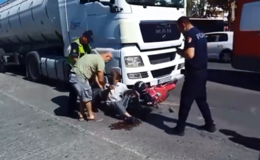 Aksident në Bradashesh, plagoset një person (VIDEO)