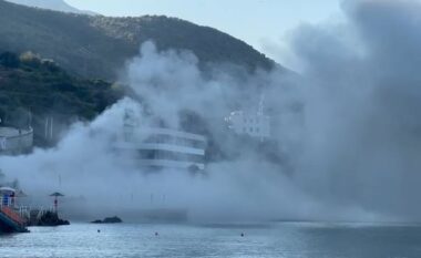 Shembet me tritol një objekt tre katësh pa leje në Vlorë