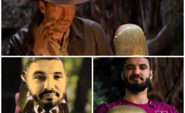 VIDEO/ “Fat dhe lavdi”, prezantimi i çuditshëm i Armando Brojës me stilin e Indiana Xhons bën xhiron e rrjetit: 89 vite më vonë…
