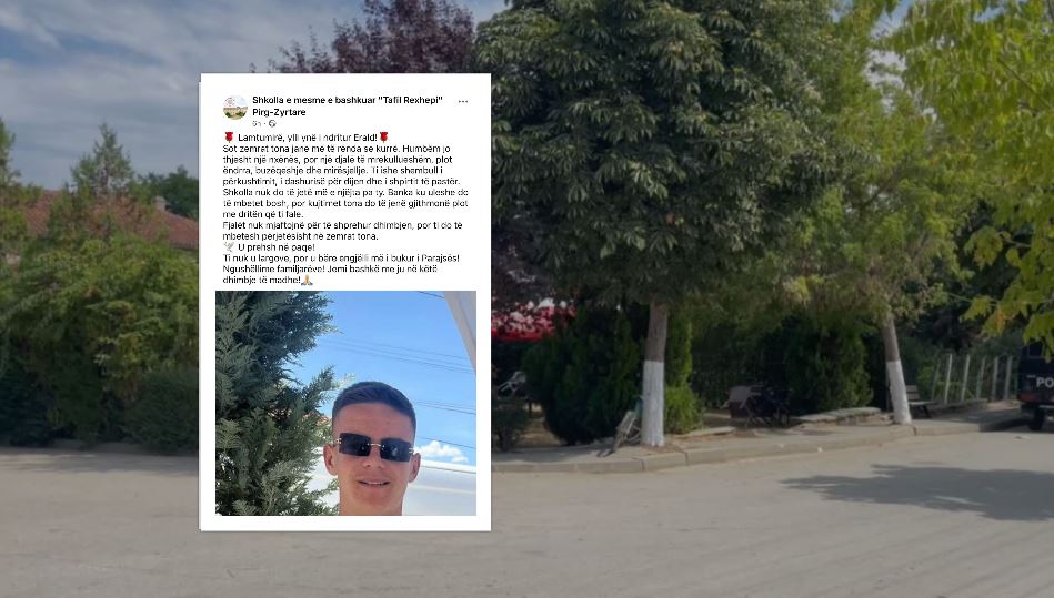 “Humbëm një djalë të mrekullueshëm, plot ëndrra”/ Mesazhi prekës i shkollës ku studionte 14-vjeçari: Banka ku uleshe do të mbetet bosh, por kujtimet tona do të jenë gjithmonë plot