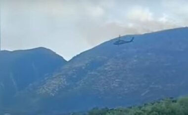 Zjarri në Lapardha dhe Shashicë të Selenicës, 4 helikopterë po punojnë për shuarjen
