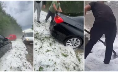 Reshje të fuqishme dhe breshër në disa rajone të Kosovës