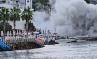 Shembet një objekt tre katësh në Vlorë, iu vendos 32 kg lëndë plasëse (VIDEO)