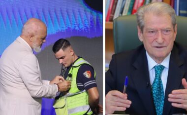 Berisha ironizon dekoratat e Ramës për punonjësit që fikën zjarret: Mund t’i kishte dhënë edhe “Lopata Ari”, u vodhën 50 milionë euro nga Balluku në Tunelin e Llogarasë, mund të ishin blerë 10 avionë me…