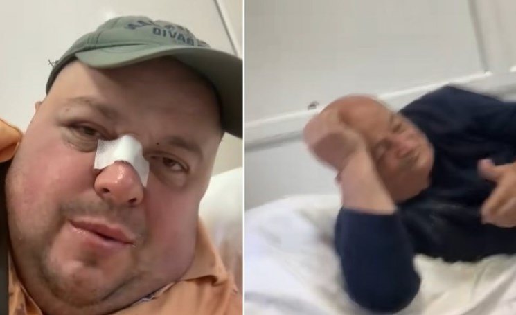 E rëndë/ Dhunohen brutalisht Genard Hajdini dhe babai i tij (VIDEO)