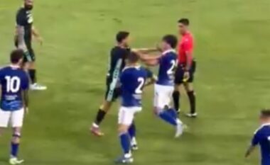 Shpulla dhe grushte, sherr masiv në miqësoren mes Komos dhe Betisit ( VIDEO)