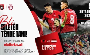 Ndeshja Shqipëri-Letoni/ Dalin në shitje biletat fizike pranë stadiumit “Air Albania”