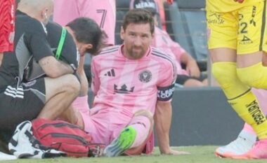 Alarm te Inter Miami/ Leo Messi lë fushën i dëmtuar pas 11 minutash lojë