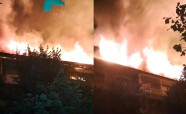 Shkrumbohet pallati trekatësh në Peshkopi
