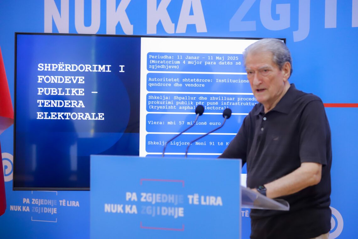 Berisha: Altin Dumani mohon faktet, qeveria përdori gjysmë miliard euro për të ndikuar qytetarët në zgjedhje
