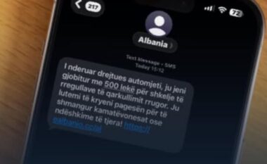 “Jeni gjobitur për shkelje të rregullave të qarkullimit rrugor”/ Mesazhi i rremë që dërgohet në celular, AKSK paralajmëron qytetarët: Mos hapni linqet e dyshimta