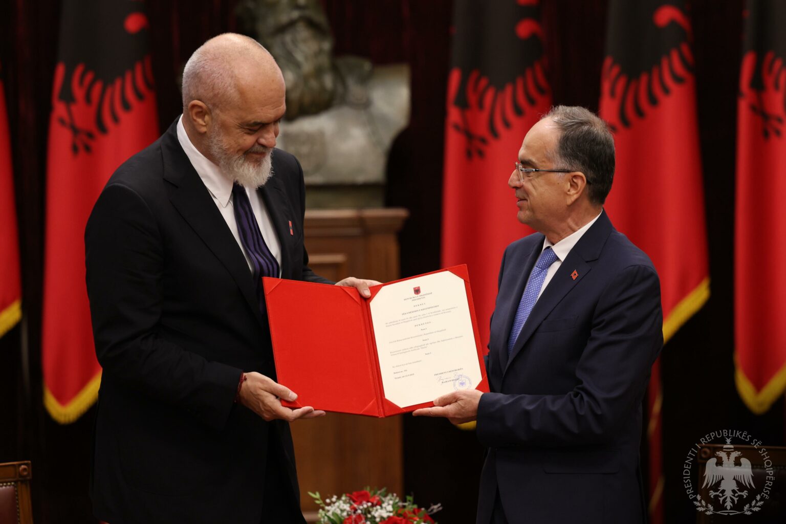 Kabineti i ri/ Presidenti Bajram Begaj dekreton qeverinë “Rama 4” (FOTO)
