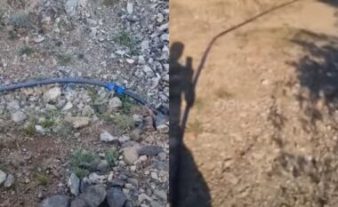 Skandal në Klos/ Tubancionet në natyrë, banorët të shqetësuar: Ja si mbushet Ujëmbledhësi (VIDEO)