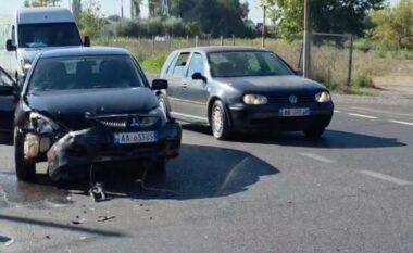 Aksident në aksin Lezhë–Milot, tre automjete përplasen me njëra-tjetrën (VIDEO)