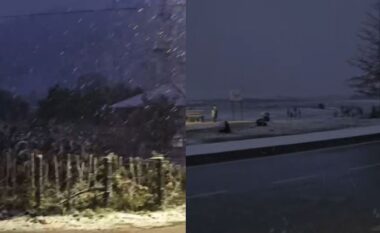 Trashësia e dëborës arrin deri në 8 cm në zonat malore të Elbasanit, rruga Librazhd-Sebisht e kalueshme vetëm me zinxhirë, ndërprerje energjie në disa zona