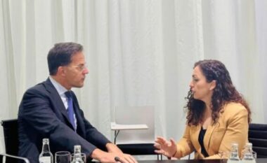 Vjosa Osmani zhvillon takim me Mark Rutte: Kosova partnere besnike e NATO-s në sfidat e përbashkëta