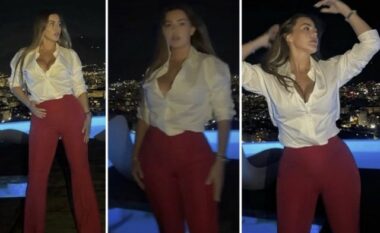 Olta Gixhari shkëlqen në një dalje elegante me një paraqitje plot stil