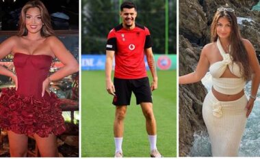 Vesa Vllasaliu dhe Mirlind Daku nuk fshihen më! Në përvjetorin e lidhjes, influencerja publikon foto duke u puthur me sulmuesin e Kombëtares