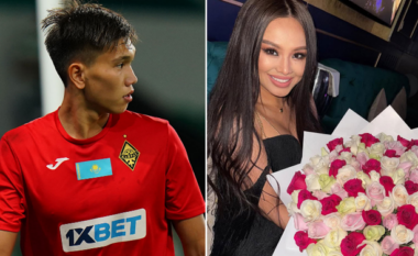 Tifozët menduan se ishte motra e tij, por kush është vajza që mbështet yllin më të ri të “Kairat Almaty”