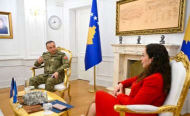 “Kërcënimet me dronë” nga Serbia, Presidentja Osmani takim me komandantin e ri të KFOR