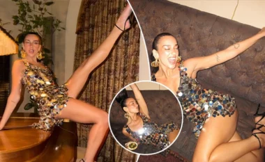 Dua Lipa me plot shkëlqim realizon poza provokuese, ndërsa vë në pah këmbët e saj të gjata