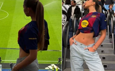 Franceska Rrustemi, modelja shqiptare që mori gjithë vëmendjen në Santiago Bernabeu
