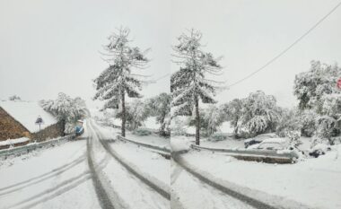 Bie bora e parë, zbardhet Kukësi (PAMJET)