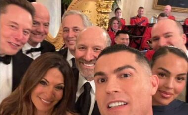 Cristiano Ronaldo bën një selfie në Shtëpinë e Bardhë me Musk, Infantinon dhe Georgina