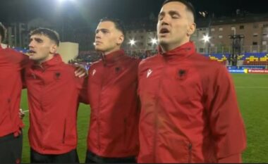 VIDEO/ Shqiptarët pushtojnë Andorrën, momente emocionuese gjatë ekzekutimit të himnit