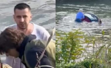 Shqiptari hidhet në lumë dhe shpëton biznesmenin italian që po mbytej/ VIDEO