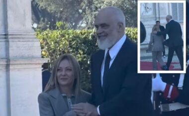 Mbledhja e përbashkët mes qeverive/ Kryeministri Rama mbërrin në Romë, ceremoni zyrtare nga Meloni