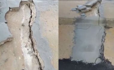 VIDEO/ Pas shembjes së Qukës-Qafë Plloçë, dëmtohet edhe rruga Korçë-Ersekë. Kushtoi 80 milionë euro