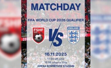 Ambasada britanike për ndeshjen Shqipëri-Angli: Rrugëtim i jashtëzakonshëm për të dyja skuadrat