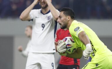 “Na bënë dy gola të shpejtë”, Strakosha pas humbjes me Anglinë: Dhamë maksimumin, për play off…