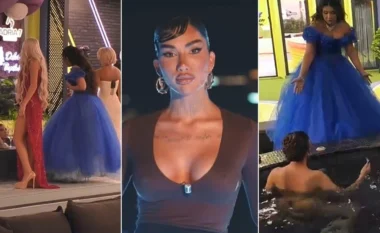 Bia Khalifa zhvishet tërësisht nga pjesa e sipërme në pishinë