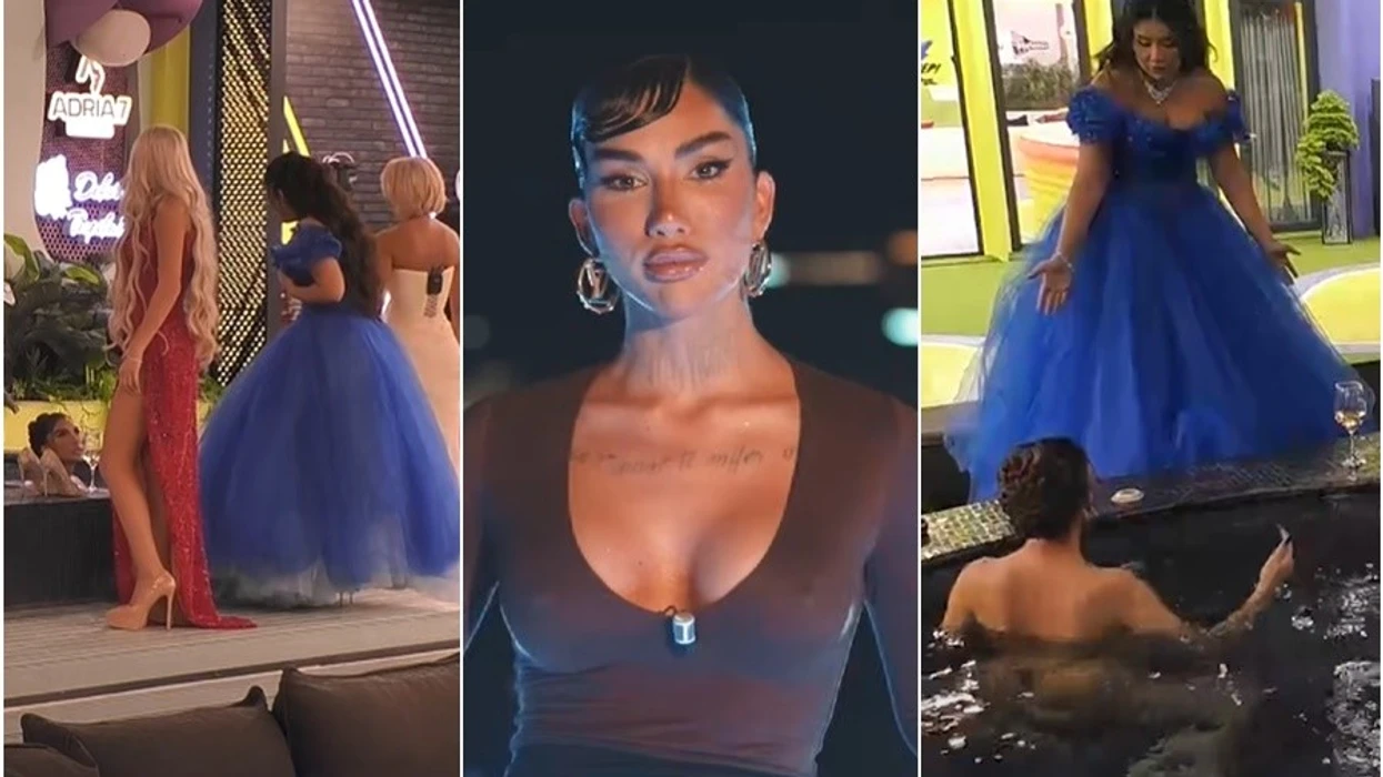 Bia Khalifa zhvishet tërësisht nga pjesa e sipërme në pishinë