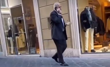 “A je bashkëkryetar ti, për çfarë je?”, Rama filmohet në Romë duke kritikuar deputetin në telefon para takimit me Melonin