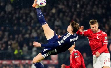 VIDEO/ Eurogol me roveshatë dhe nga mesfusha, Skocia shtangu Danimarkën duke u kualifikuar direkt në Botëror