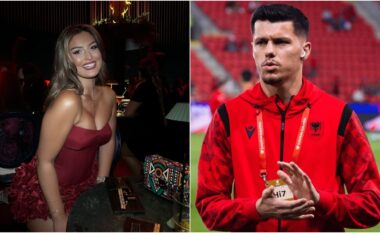 Vesa Vasalliu dhe Mirlind Daku nuk fshihen më/ Modelja uron sulmuesin e Kombëtares për përballjen me Andorrën