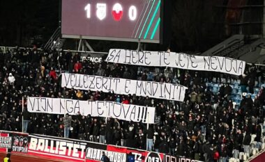 Mesazh vëllazëror në derbin shqiptar/ Ballistët e Tetovës nderojnë Mujdin Aliun në Prishtinë