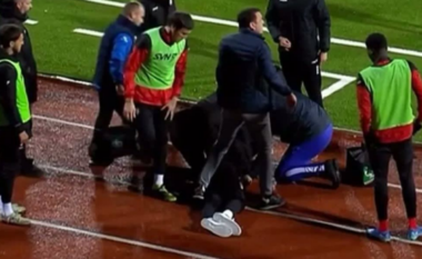 Ish-lojtari i Tiranës ndërroi jetë pas kolapsit gjatë ndeshjes, mbrojtësi i klubit serb: U ankua për peshkun