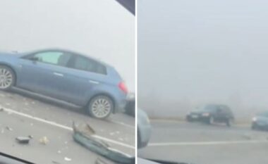 Aksident i shumëfishtë në rrugën nacionale Maqellarë-Peshkopi, plagosen disa persona